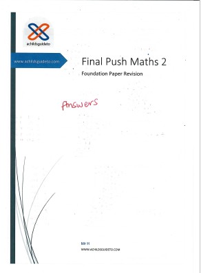 Answers to Final Push Revision Booklet 2